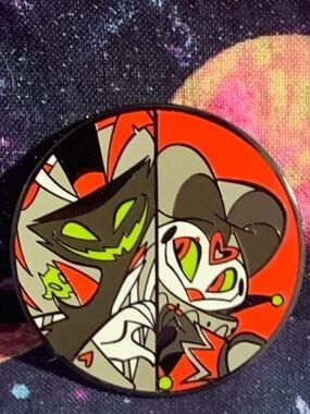 Helluva Boss Ozzie Asmodeus Fizzarolli Fizz Pin